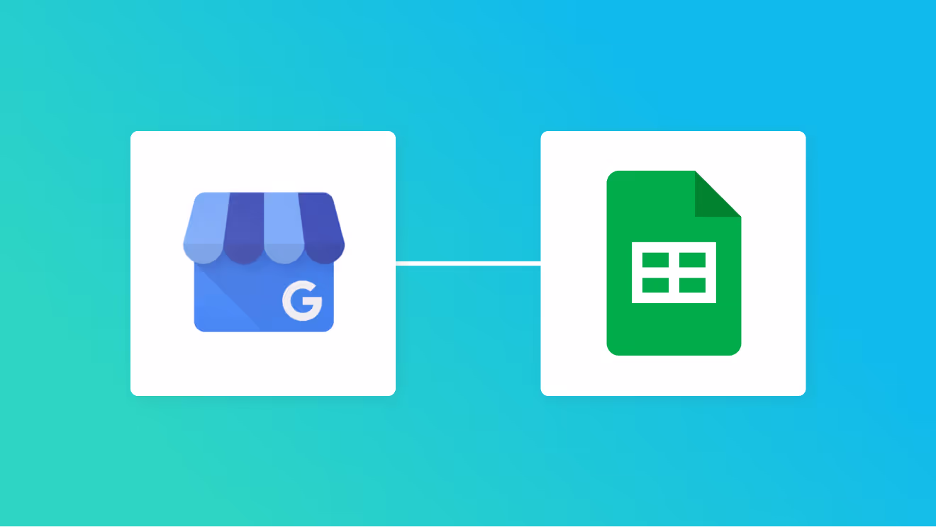 Google ビジネス プロフィールとGoogle スプレッドシートの連携イメージ