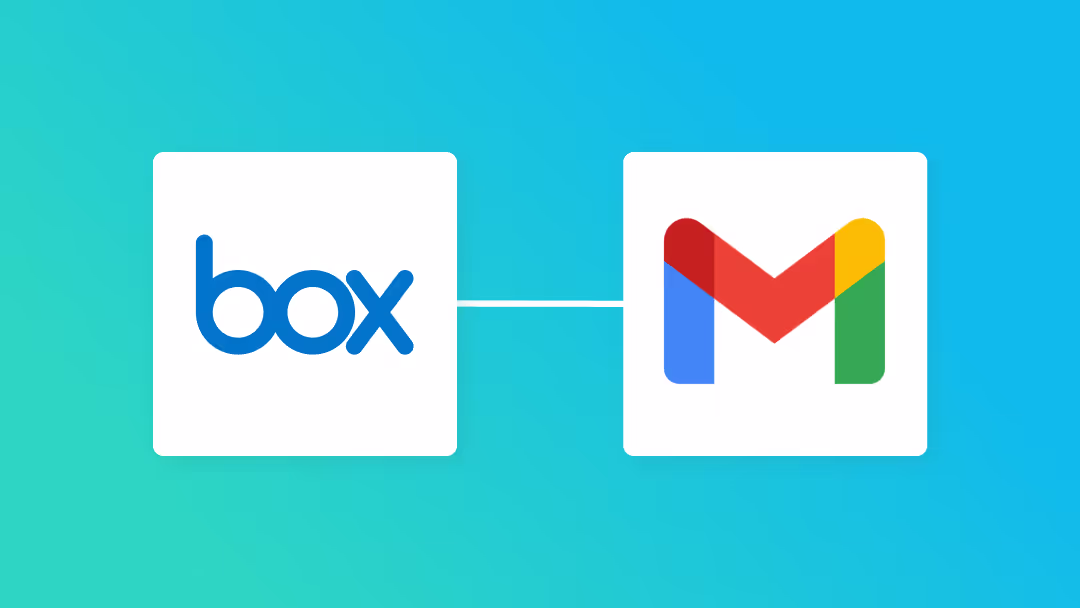 BoxとGmailの連携イメージ