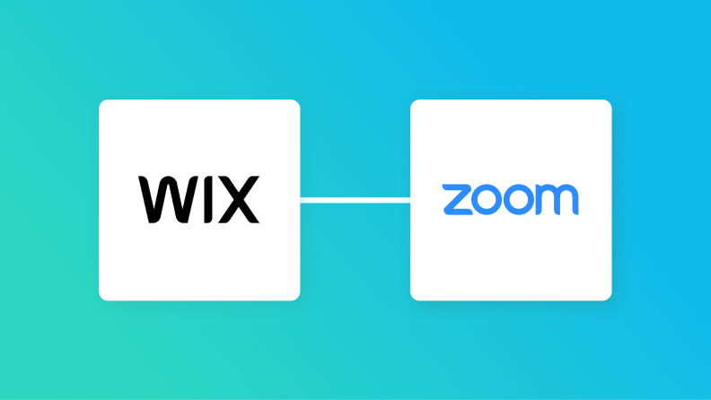 WixとZoomの連携イメージ
