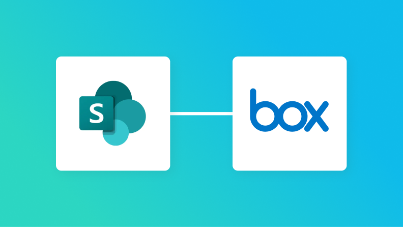 Microsoft SharePointとBoxの連携イメージ
