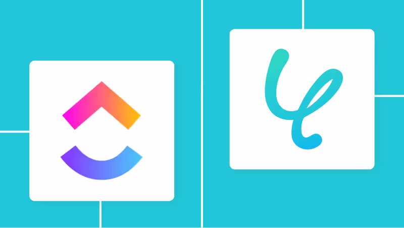 ClickUpとYoomの連携イメージ