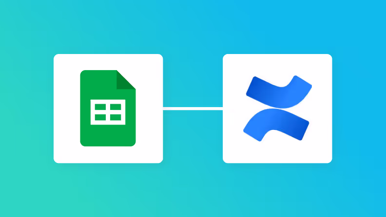 Google スプレッドシートとConfluenceの連携イメージ