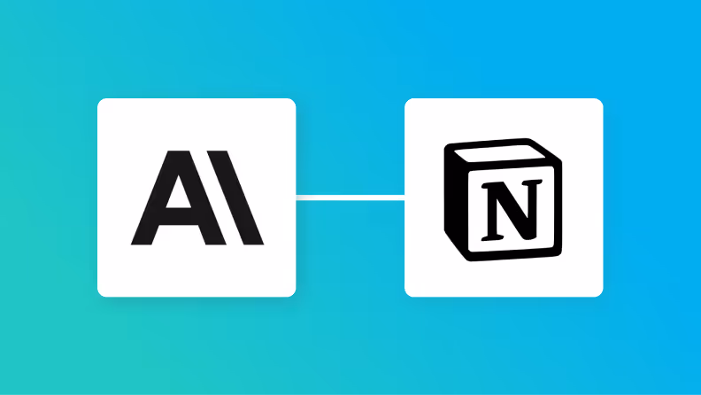 Anthropic（Claude）とNotionの連携イメージ