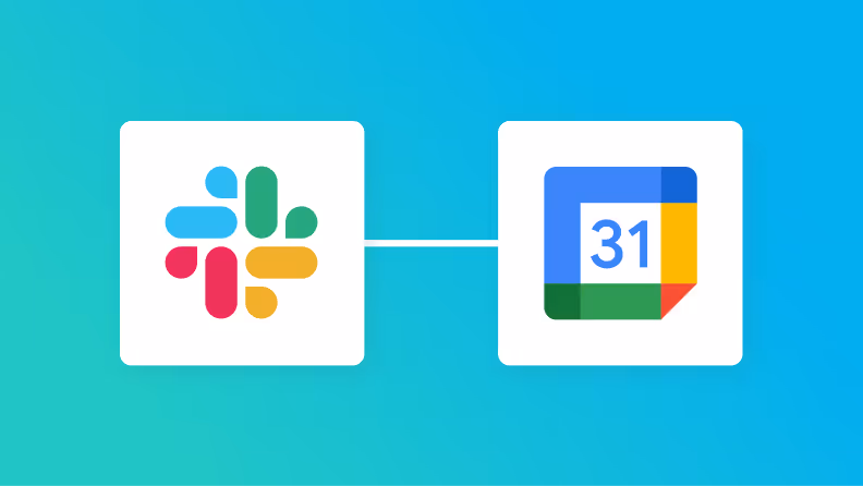SlackとGoogleカレンダーの連携イメージ