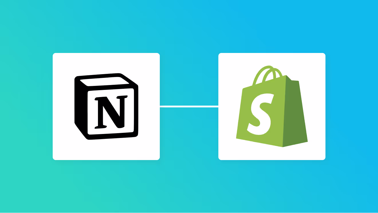 How to Automatically Register Notion Product Information to Shopify