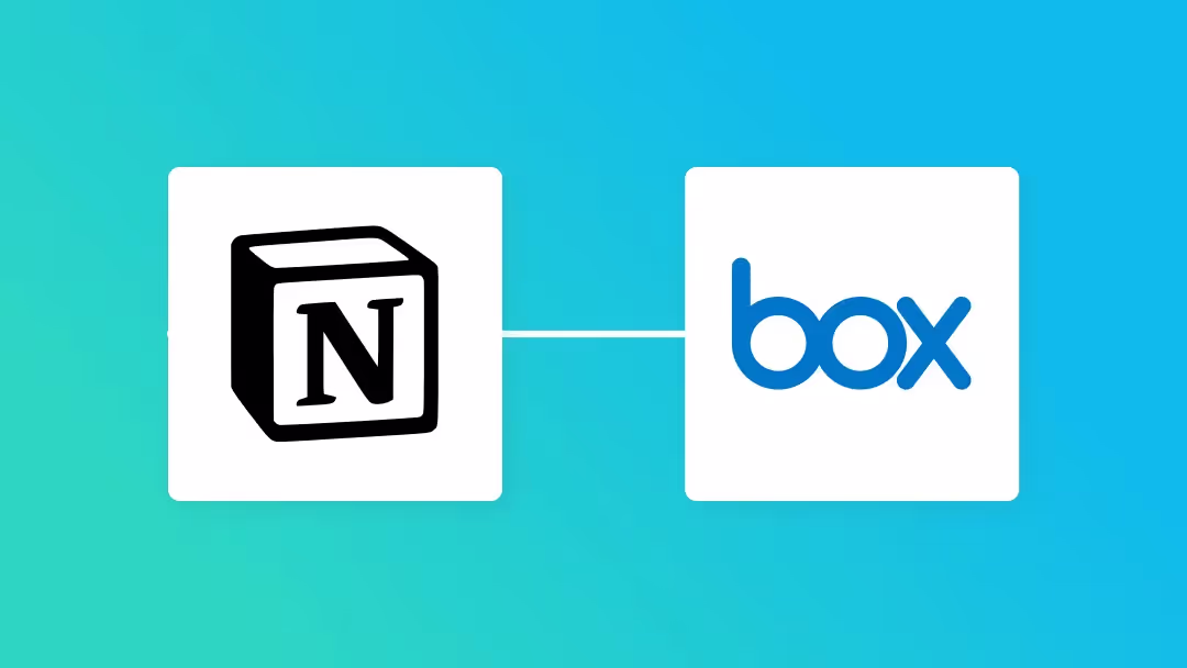 NotionとBoxの連携イメージ