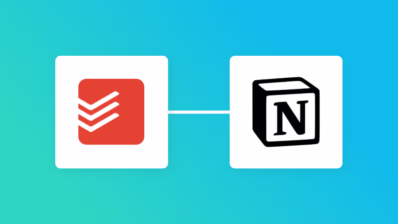 TodoistとNotionの連携イメージ