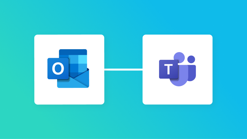 OutlookとMicrosoft Teamsの連携イメージ