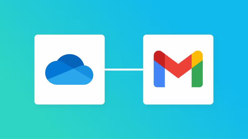 [No Code Required] How to Automatically Connect OneDrive Data to Gmail