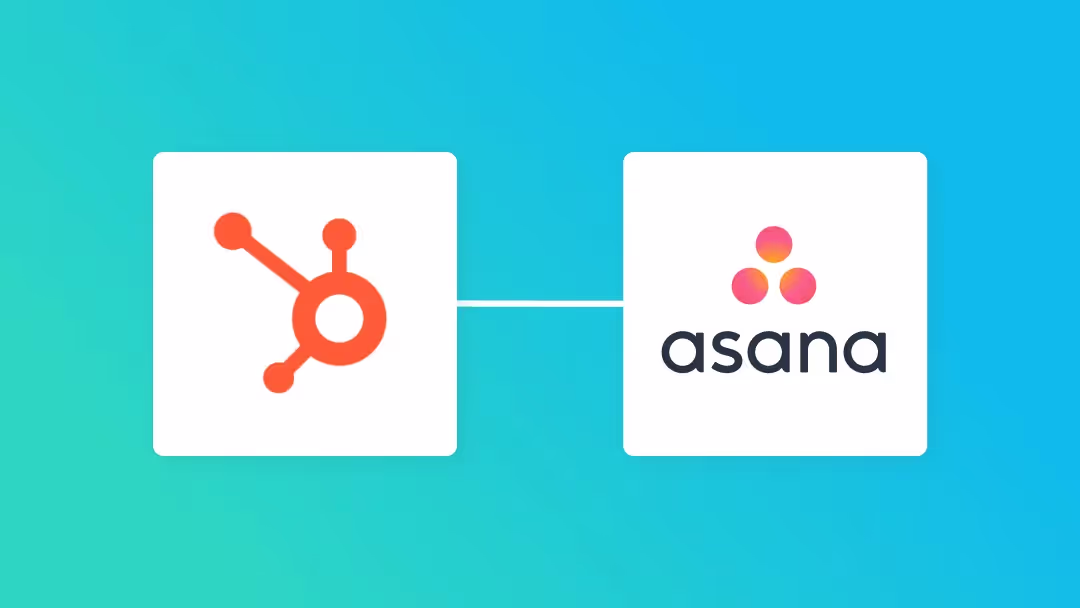 HubSpotとAsanaの連携イメージ