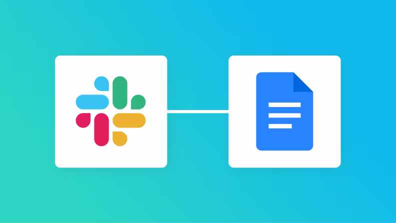 SlackとGoogleドキュメントの連携イメージ