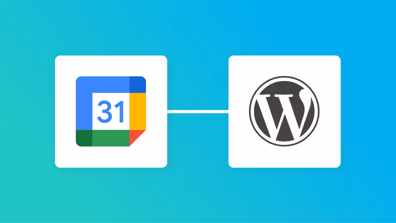 [Easy Setup] How to Automatically Sync Google Calendar Data with WordPress