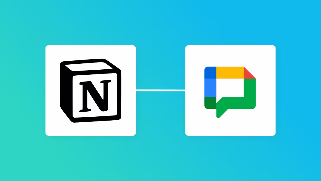 How to Notify Google Chat When Information is Added to Any Notion Database
