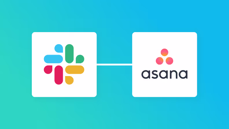 SlackとAsanaの連携イメージ