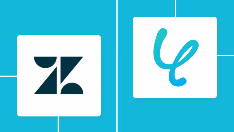 YoomとZendeskの連携イメージ