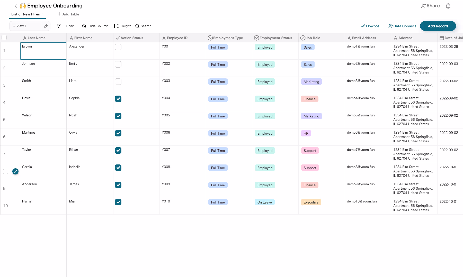 Onboarding Management