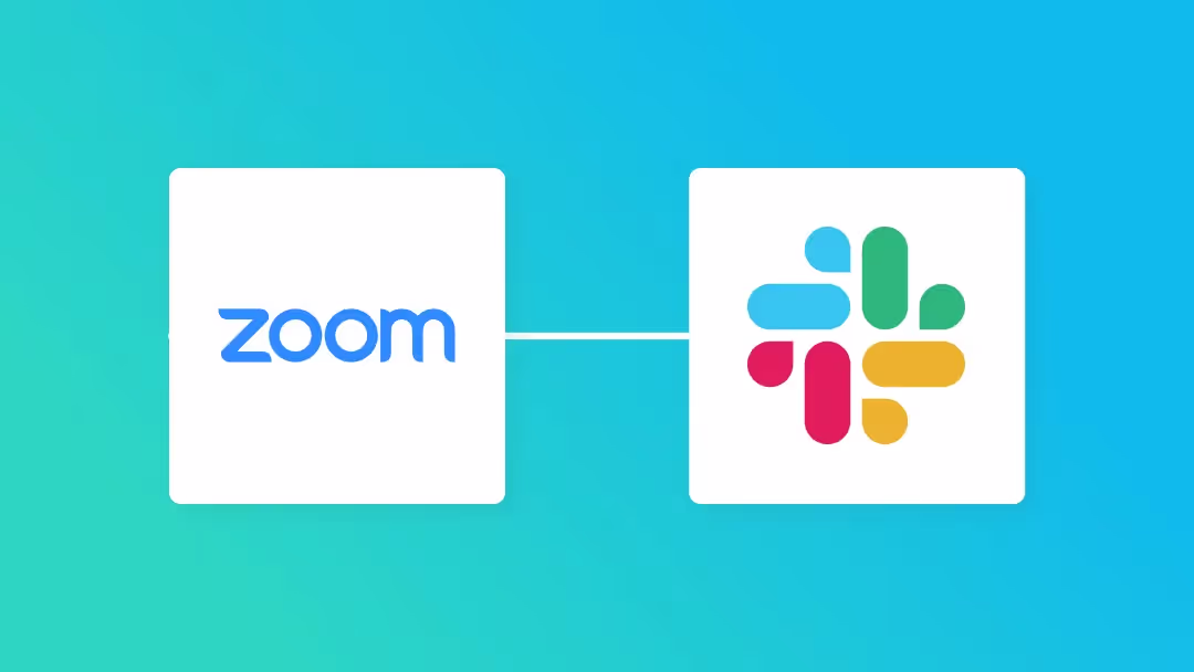 ZoomとSlackの連携イメージ