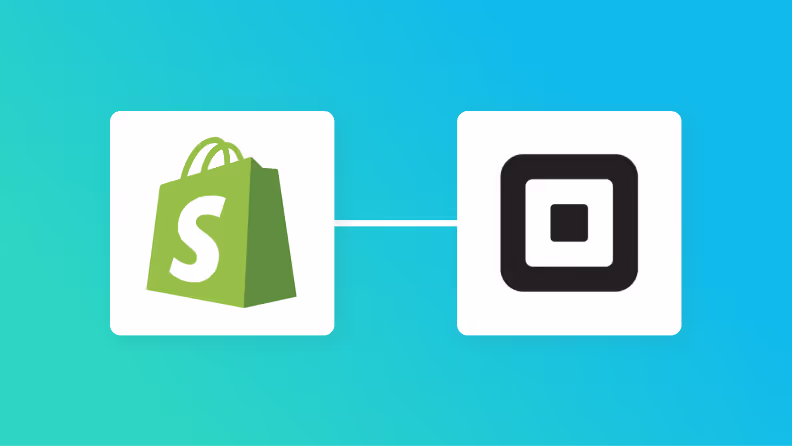 ShopifyとSquareの連携イメージ