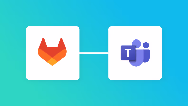 GitLabとMicrosoft Teamsの連携イメージ