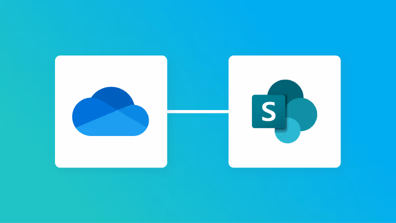 OneDriveとMicrosoft SharePointの連携イメージ